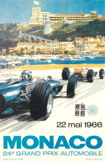 Michael Turner - Monaco 24E Grand Prix Automobile. 1966.