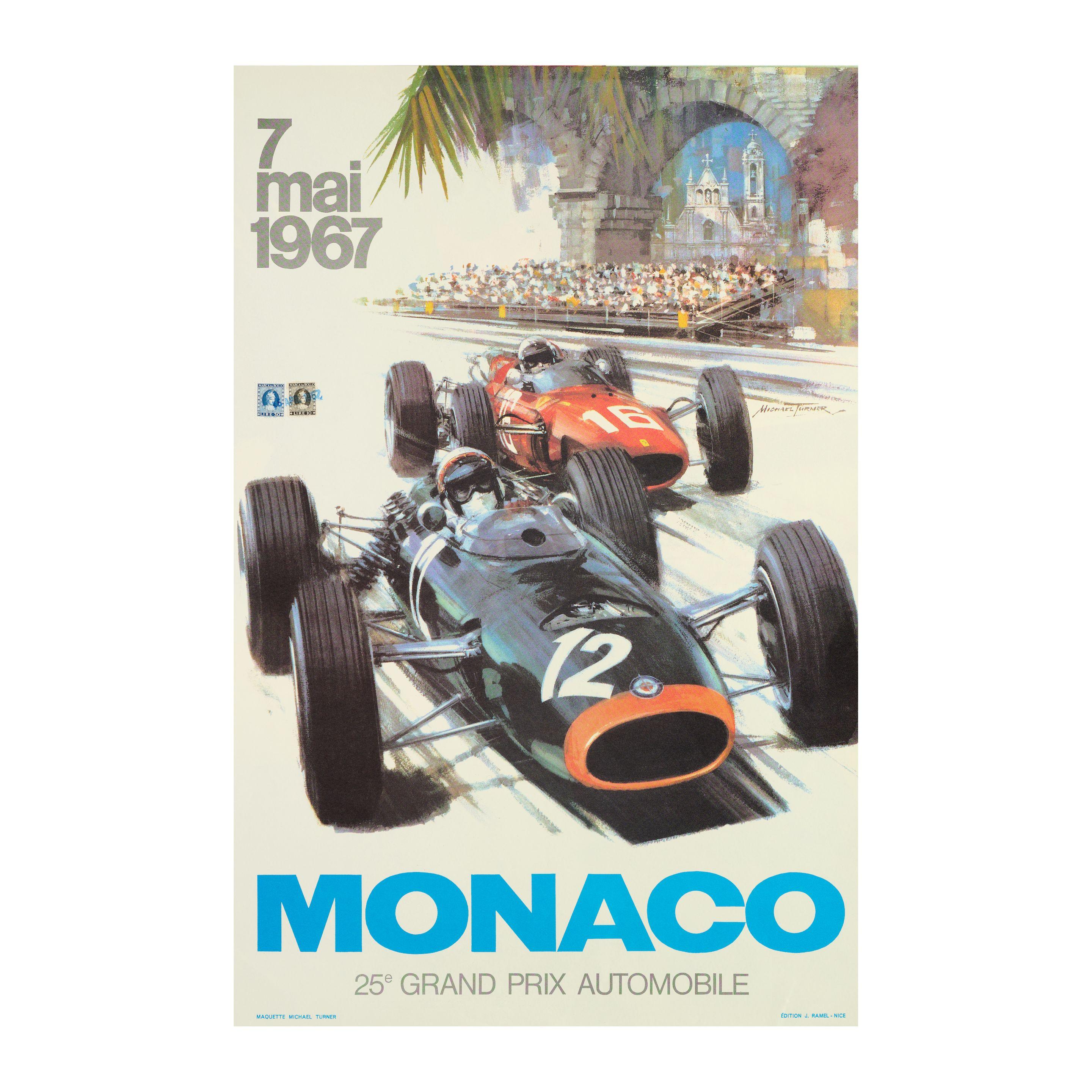 Michael Turner - Monaco 25E Grand Prix. 1967