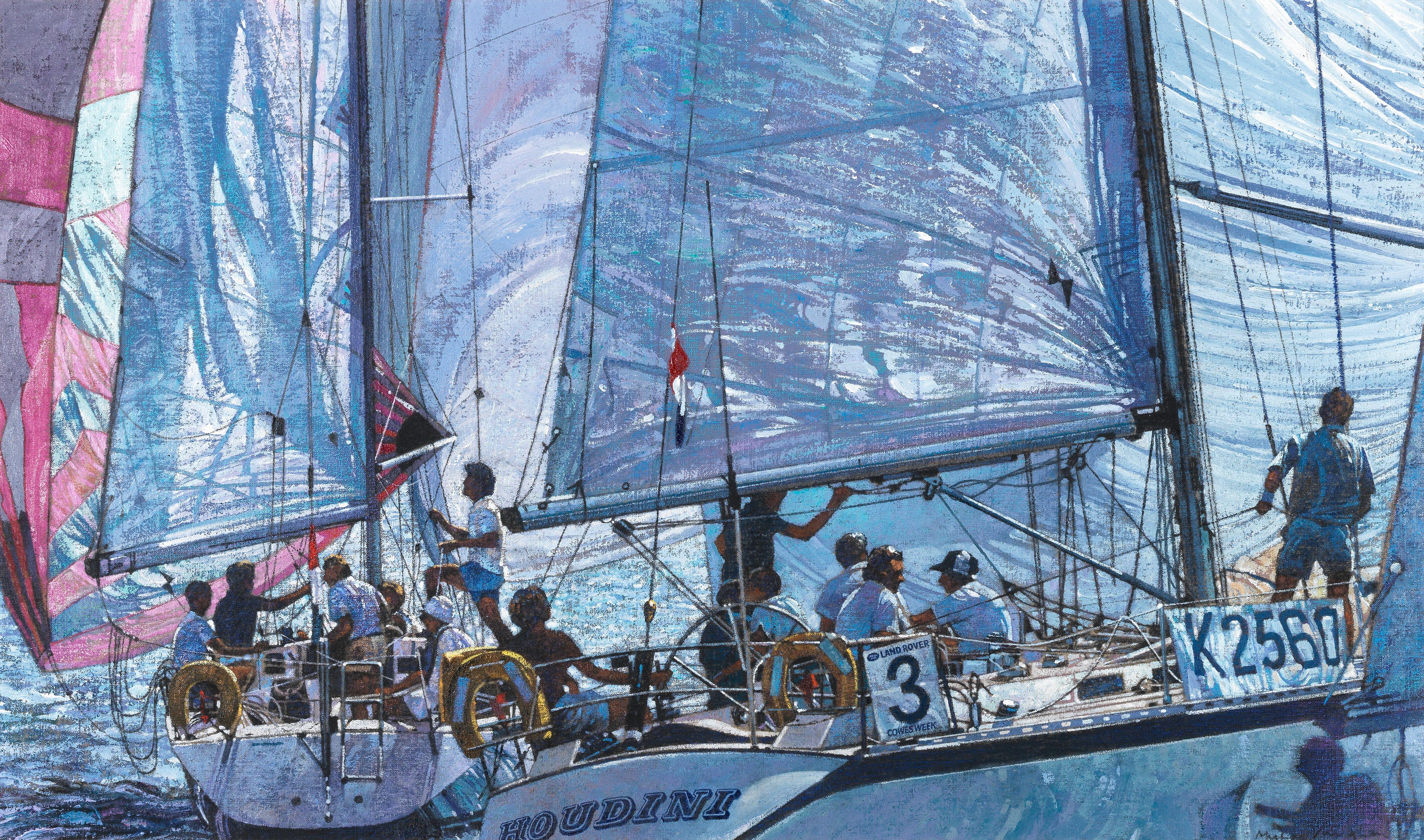 Michael Vaughan - Houdini at Cowes Week