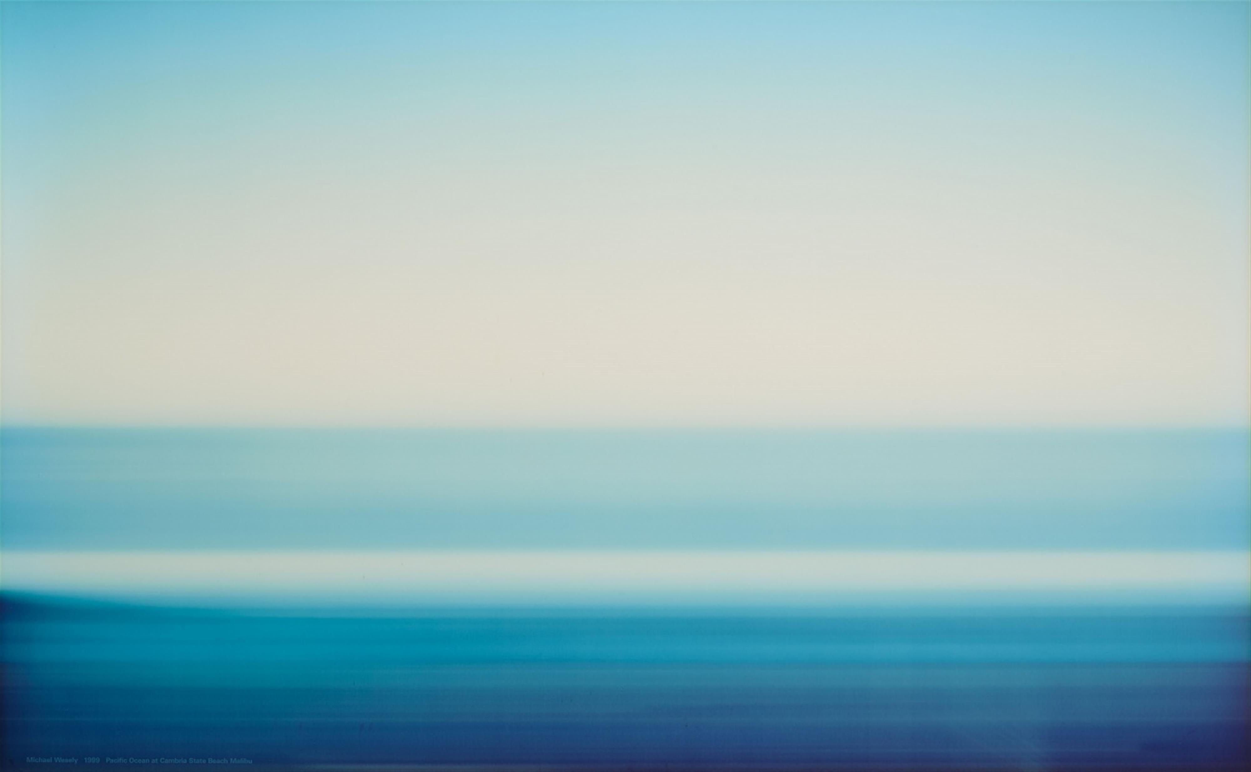 Michael Wesely - Pacific Ocean at Cambria State Beach Malibu