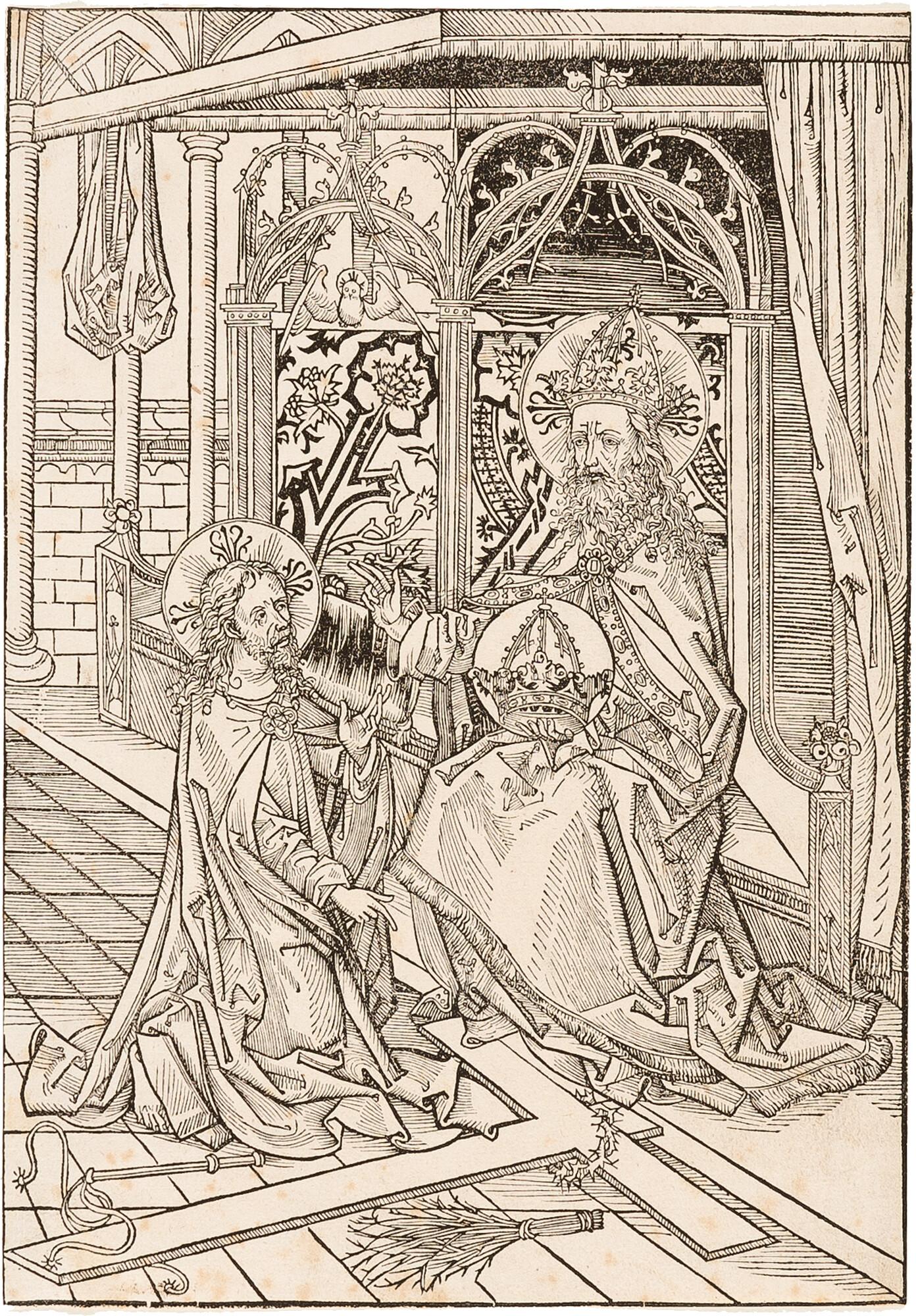 Michael Wolgemut - 3 Bll.: Verschiedene Darstellungen aus dem „Schatzbehalter“.