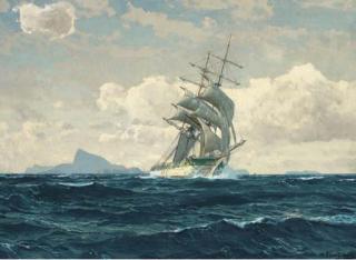 Michael Zeno Diemer - A windjammer in the Mediterranean