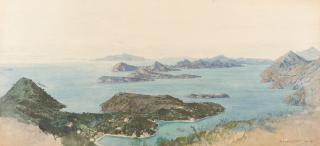Michael Zeno Diemer - Blick auf die Bucht von Gravosa in Dalmatien.