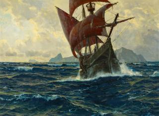 Michael Zeno Diemer - Zweimaster auf See