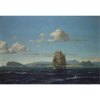 Michael Zeno Diemergerman - A Brigantine Entering The Dardanelles