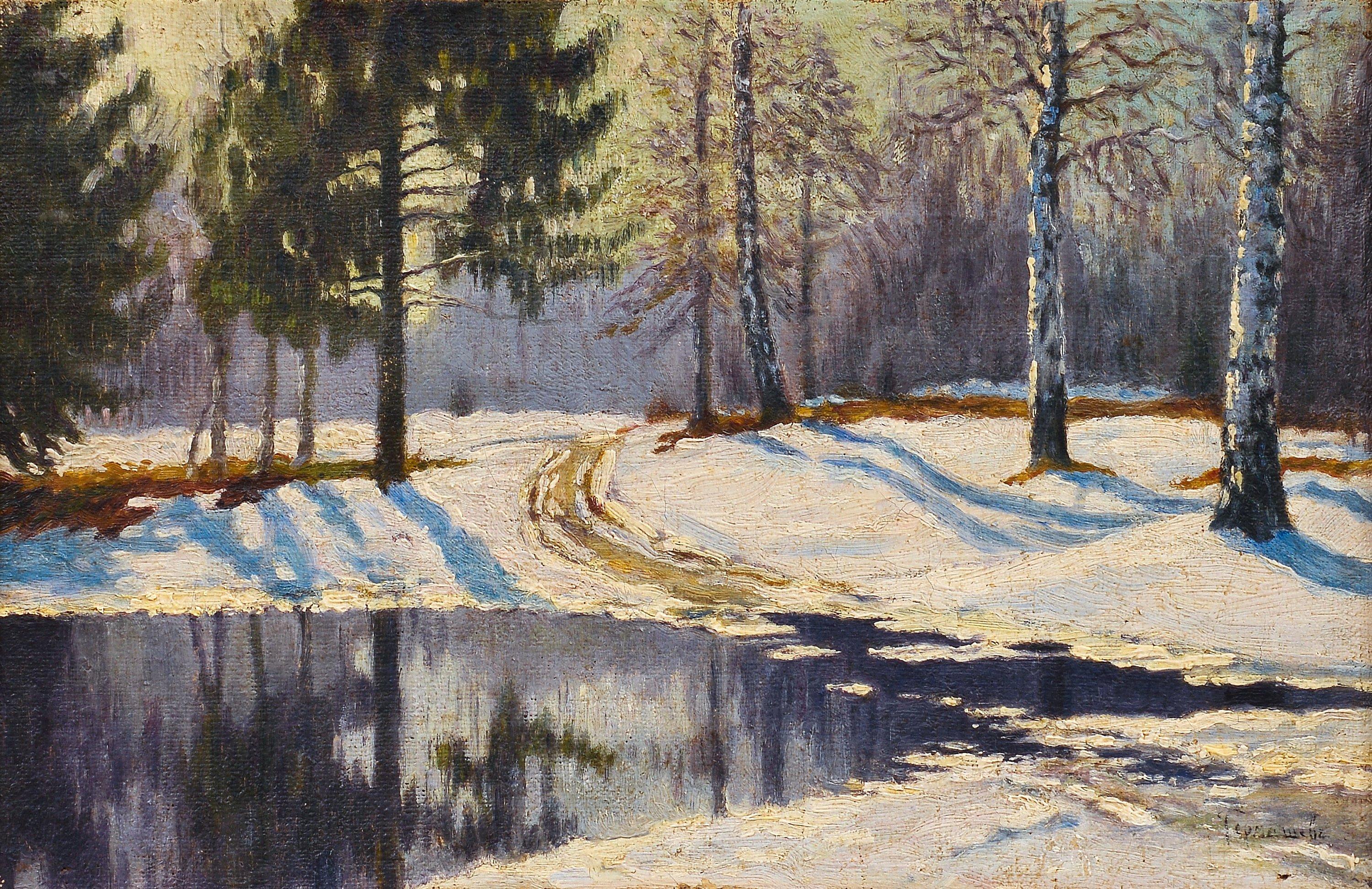 Michail Markianovic Germasev - Early Spring.