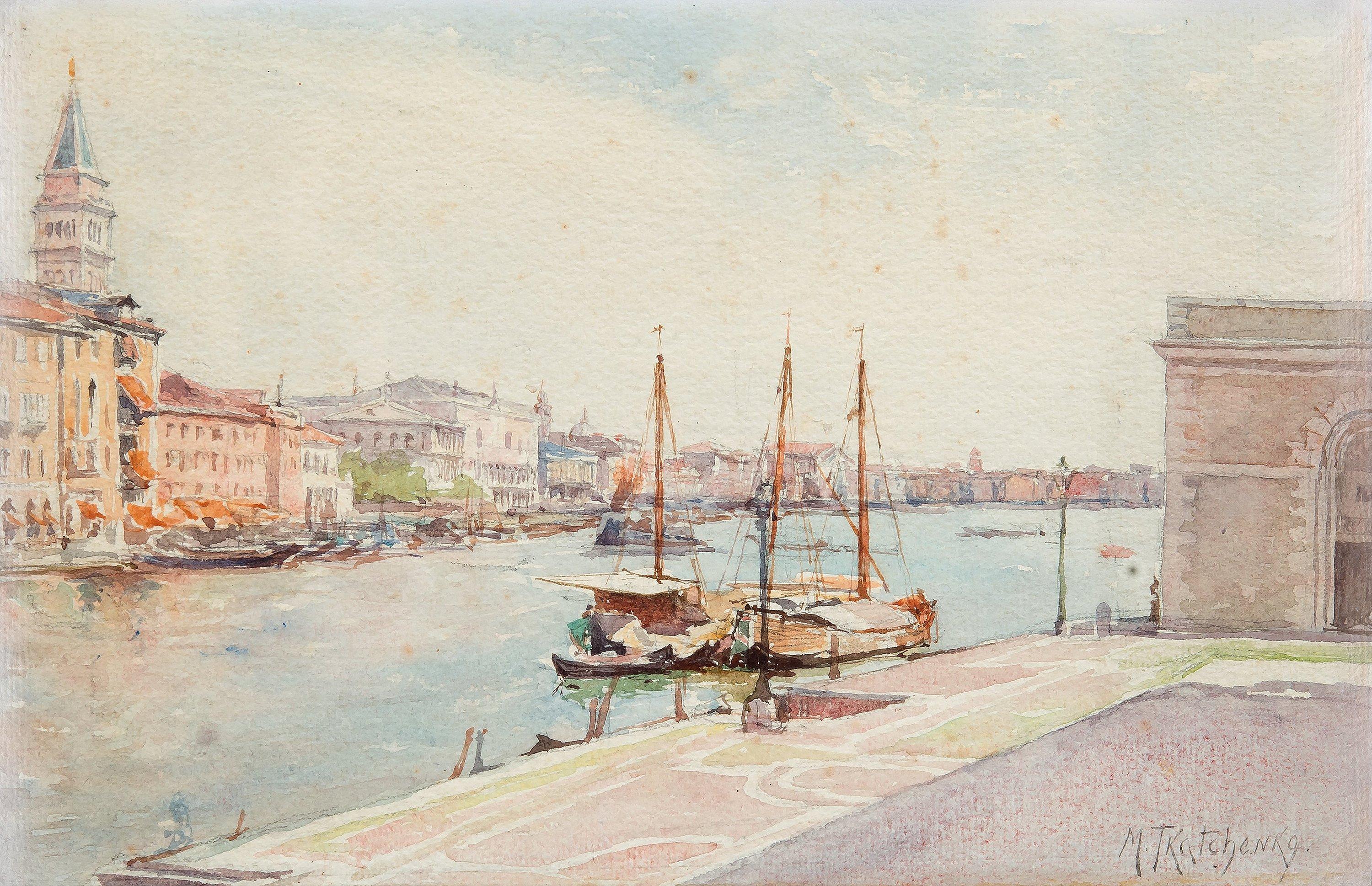 Michail Stepanovich Tkatchenko - Grand Canal, Venice.