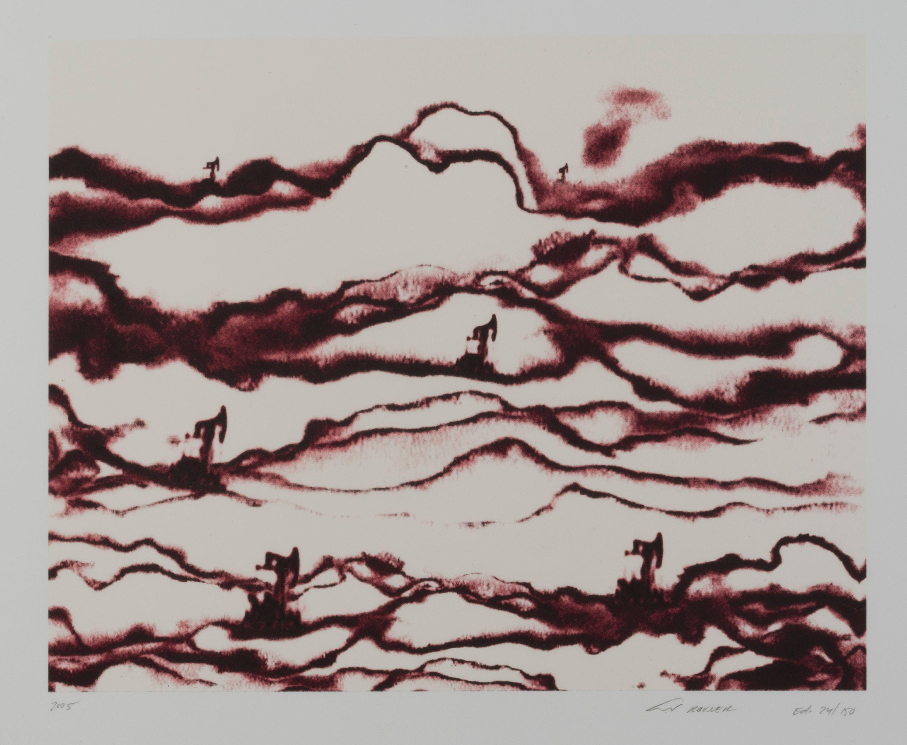 Michal Rovner - Field of fire, 2005