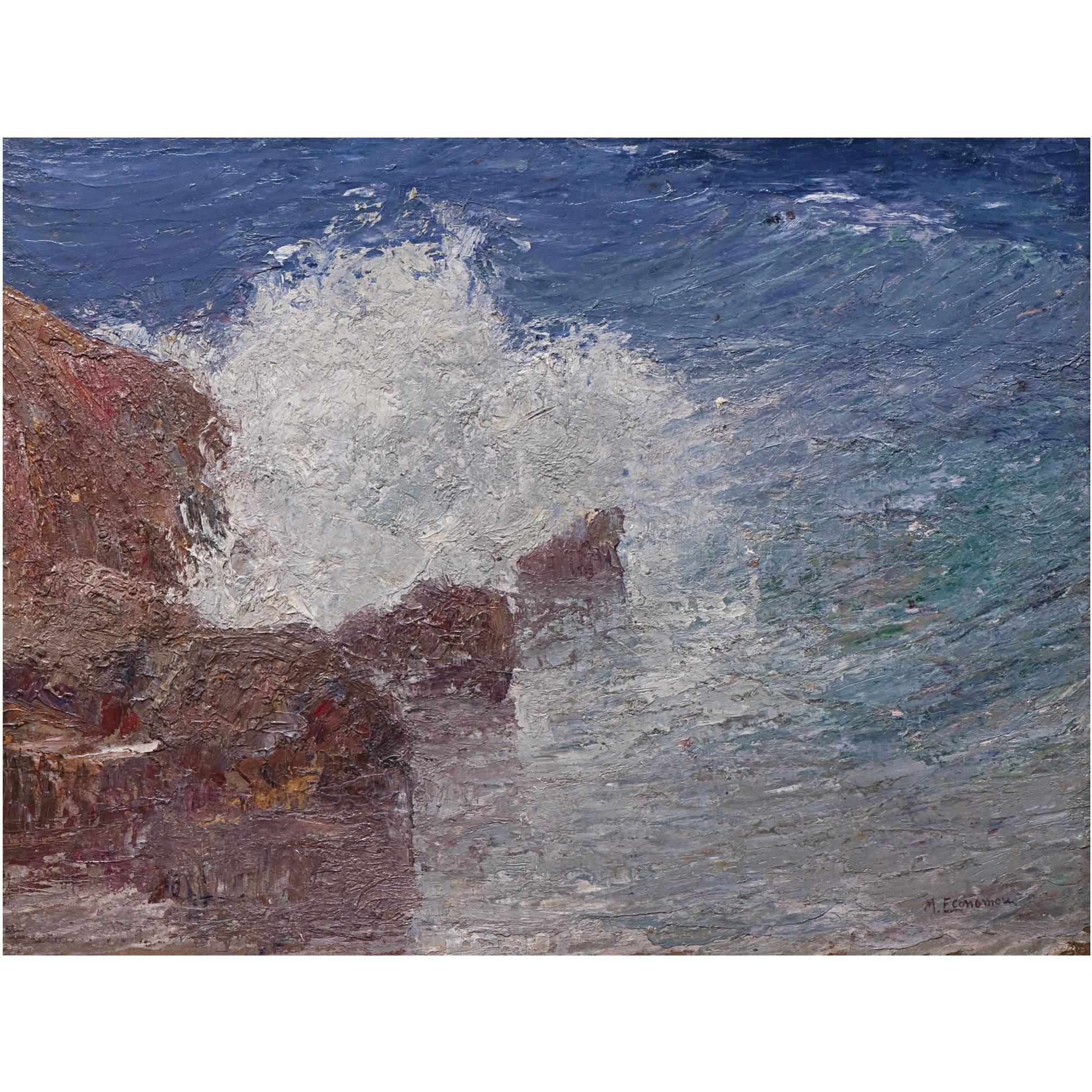 Michalis Economou - Greek cliffs In Vouliagmeni