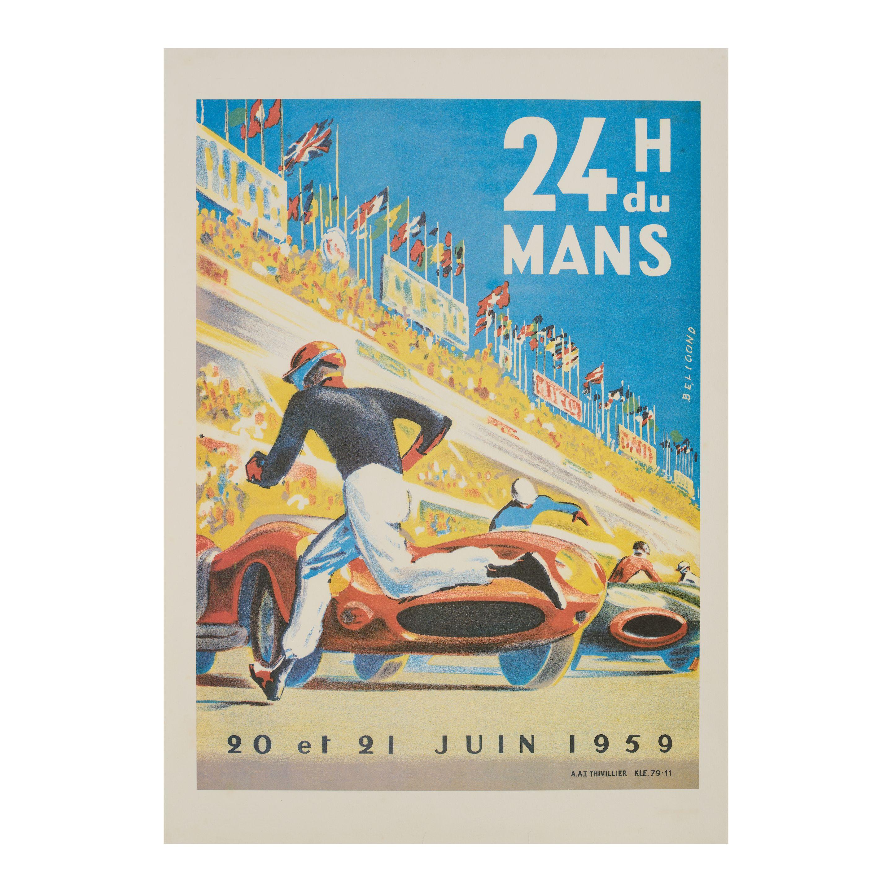 Michel Beligond - 24H Du Mans, 20 Et 21 Juin 1959