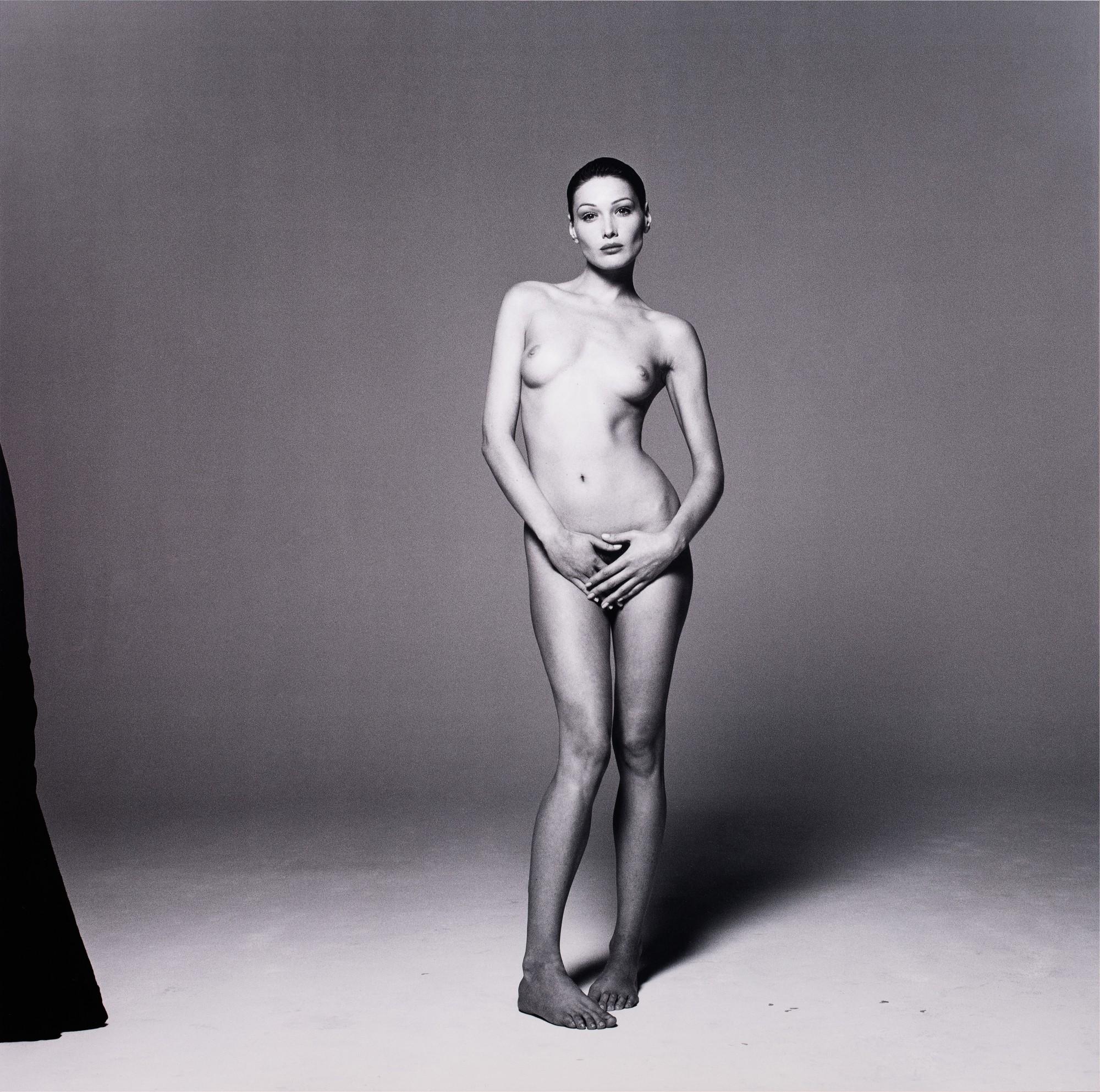 Michel Comte - Carla Bruni, 1993 (Safe Sex Campaign)