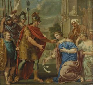 Michel Corneille L\'Ancien - La Soumission d\'une reine