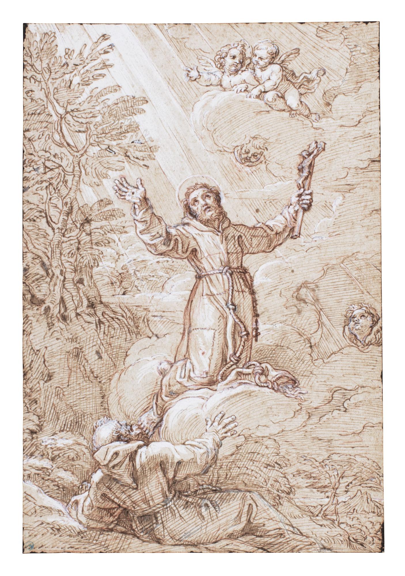 Michel Corneille The Younger - Saint Francis Receiving The Stigmata