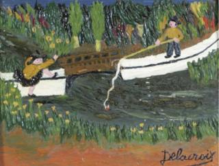 Michel Delacroix - A couple fishing