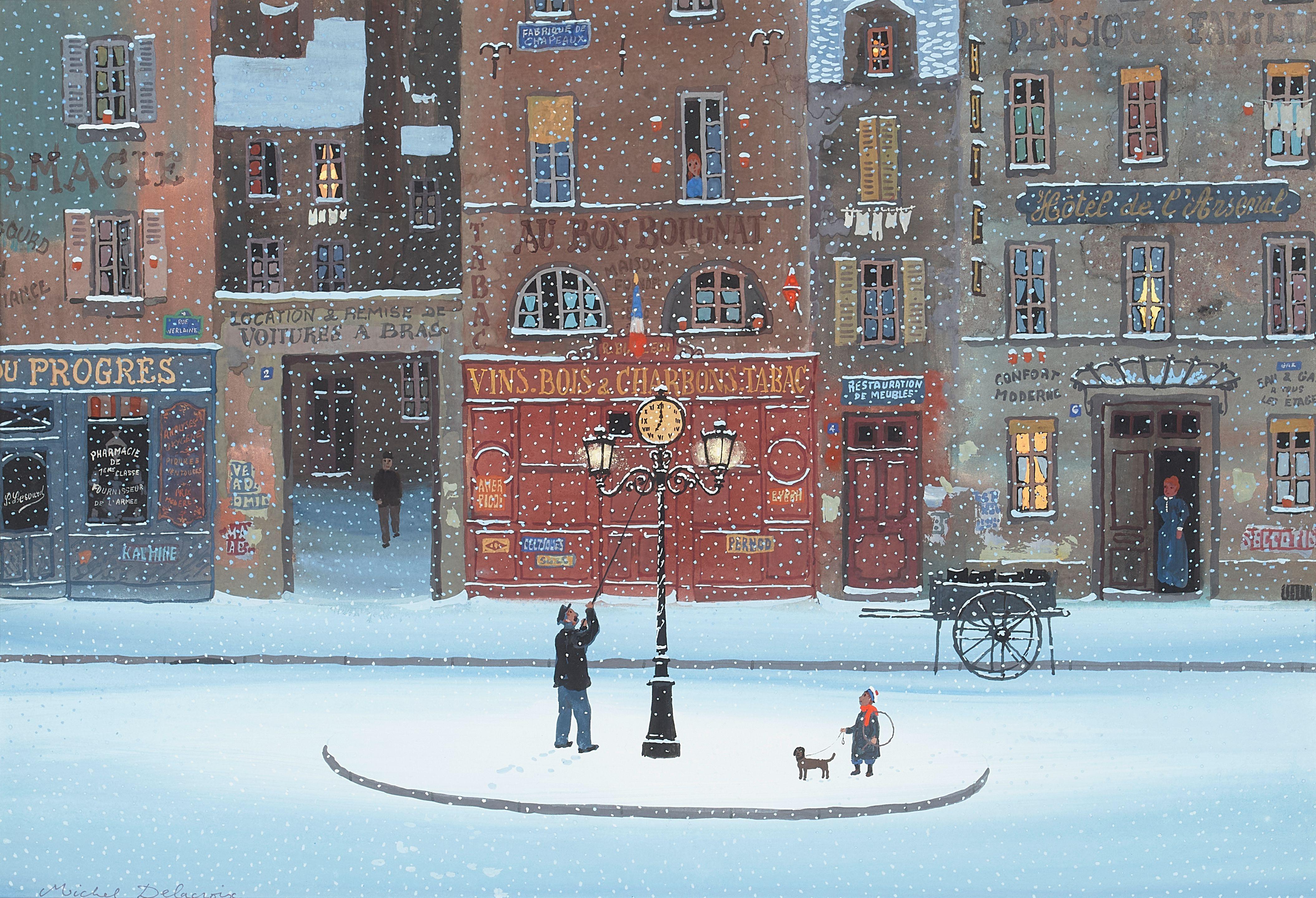 Michel Delacroix - The Street Lighter and audience