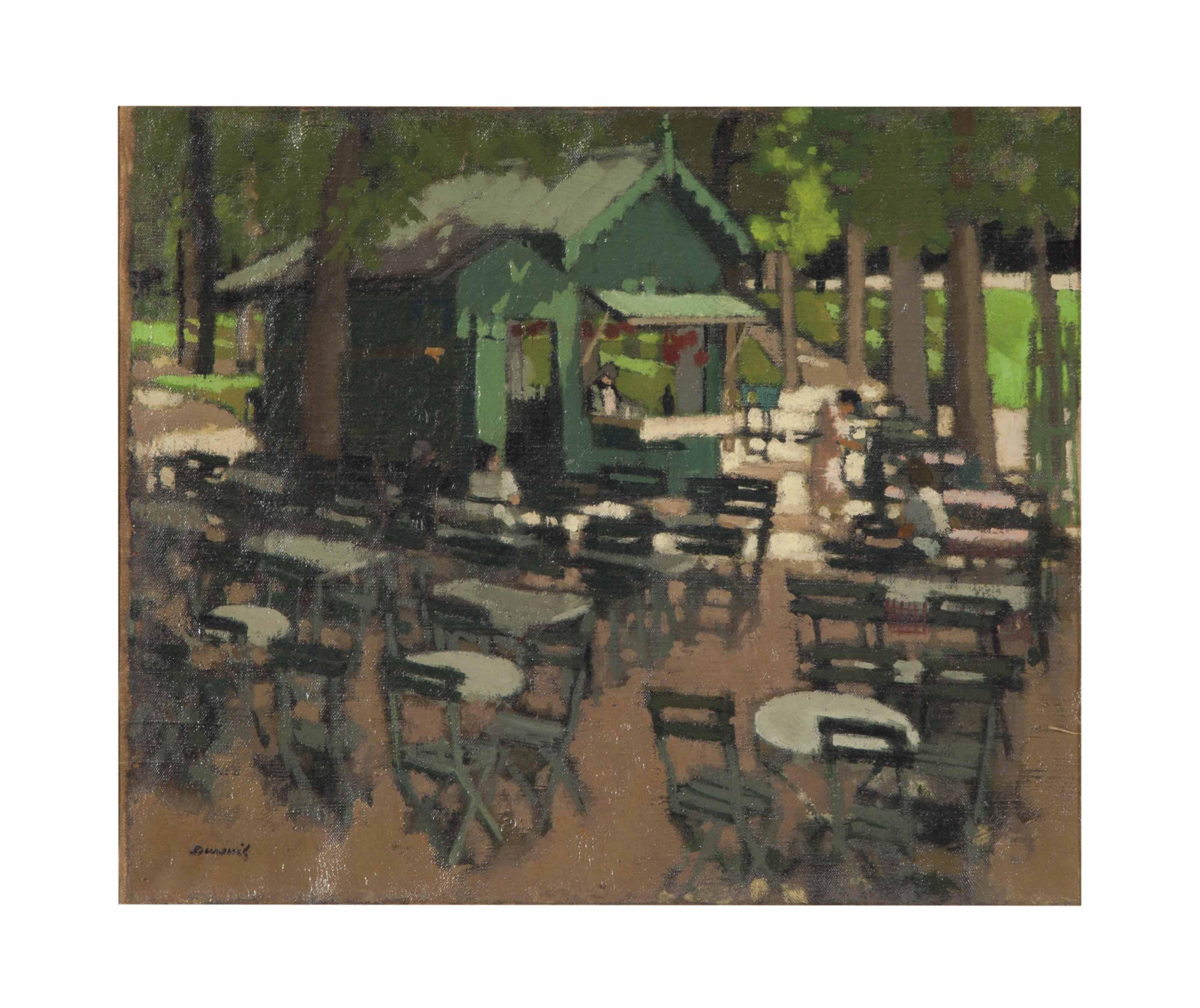 Michel Dureuil - Buvette dans un parc, Paris