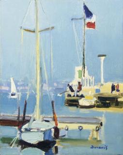 Michel Dureuil - Le Mât de La Salis, Port du Cap D\'Antibes