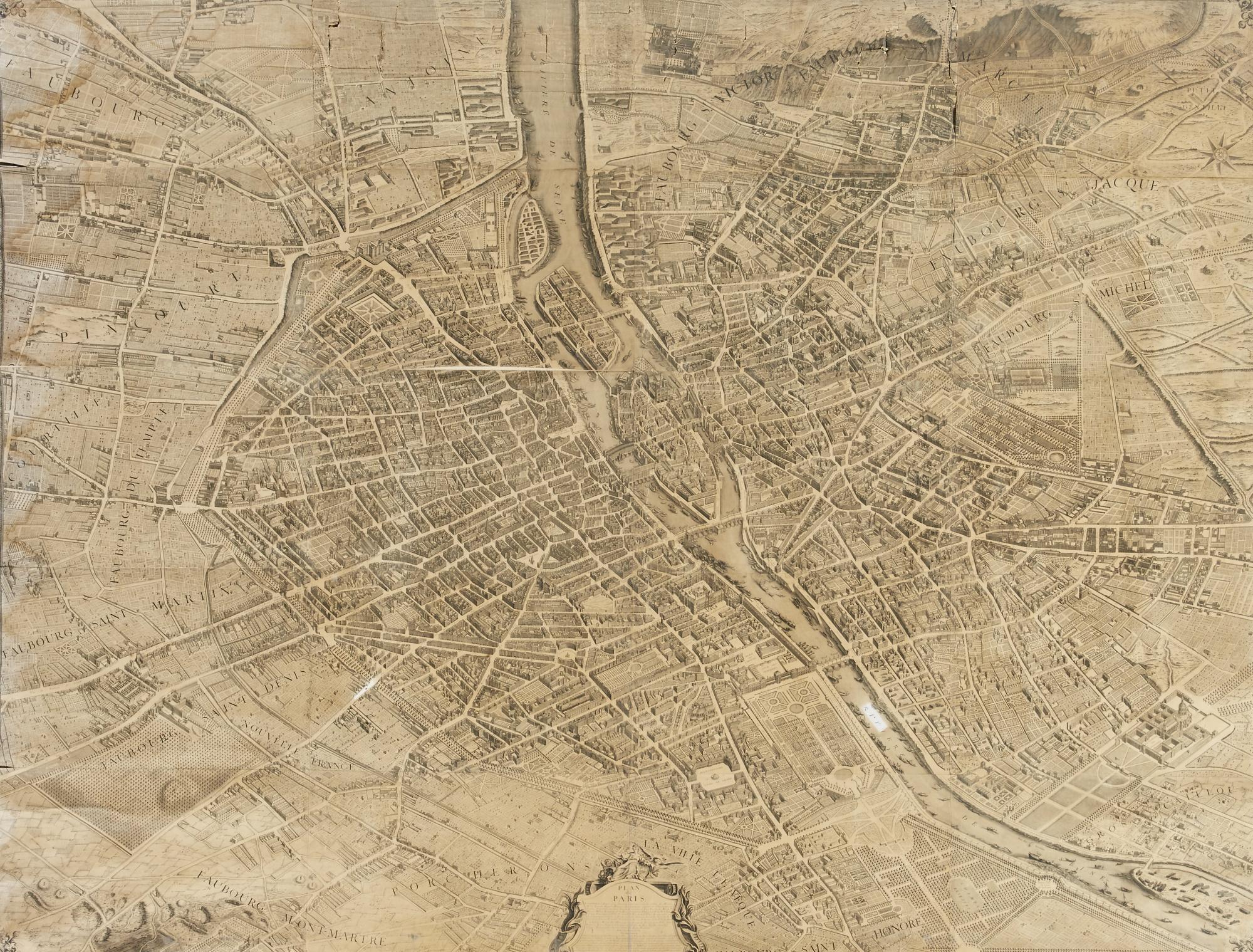 Michel Étienne Turgot - Plan De Paris