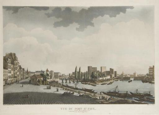 Michel-Francois Damane-Demartrais - Vue du Port St Paul