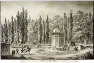 Michel-François Préault - The fountain in the grounds of the Dolma Bachi Palace, Pera