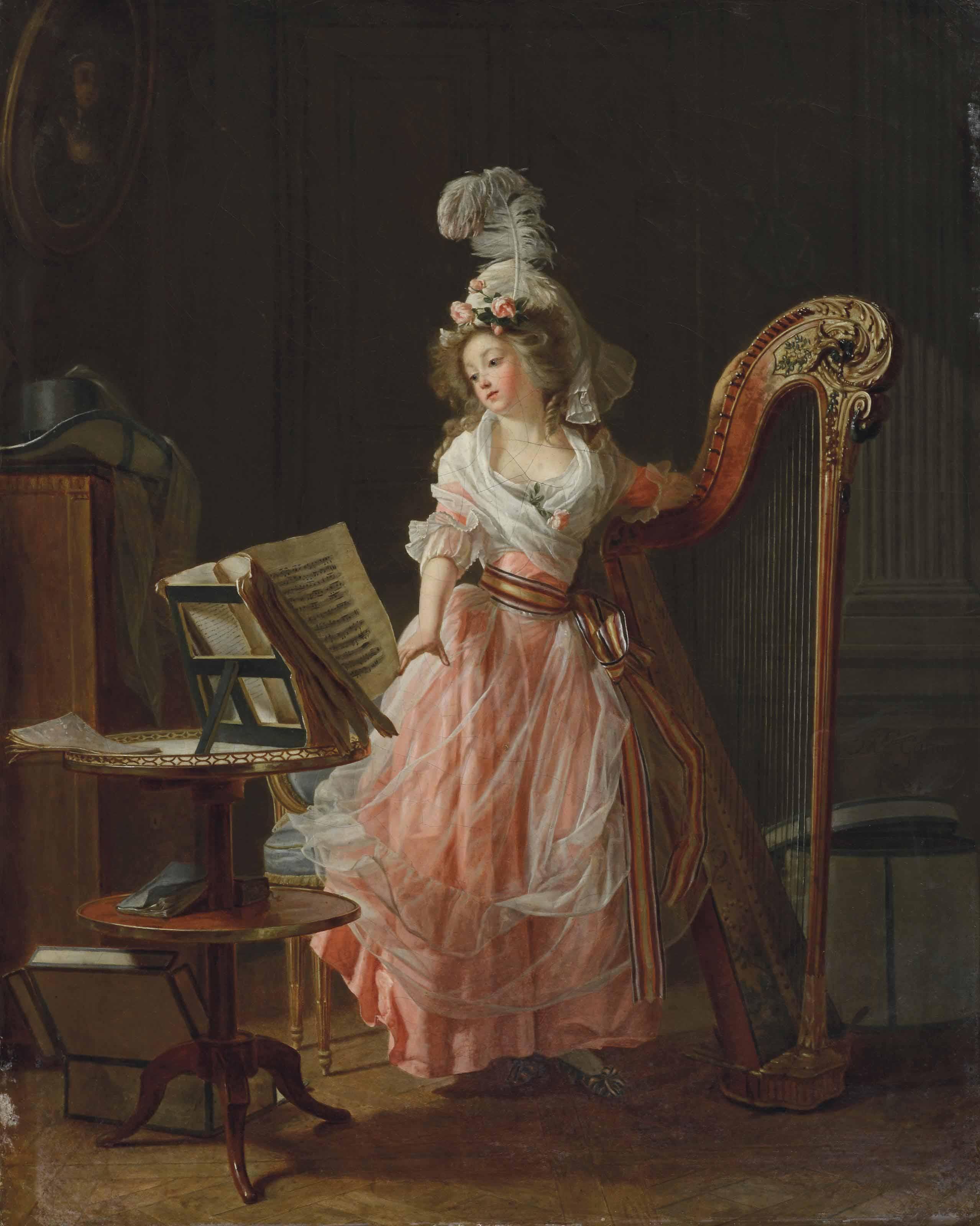 Michel Garnier - La Jeune Musicienne