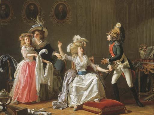 Michel Garnier - Le départ de Monsieur de Saint-Marc pour la bataille de Fontenoy