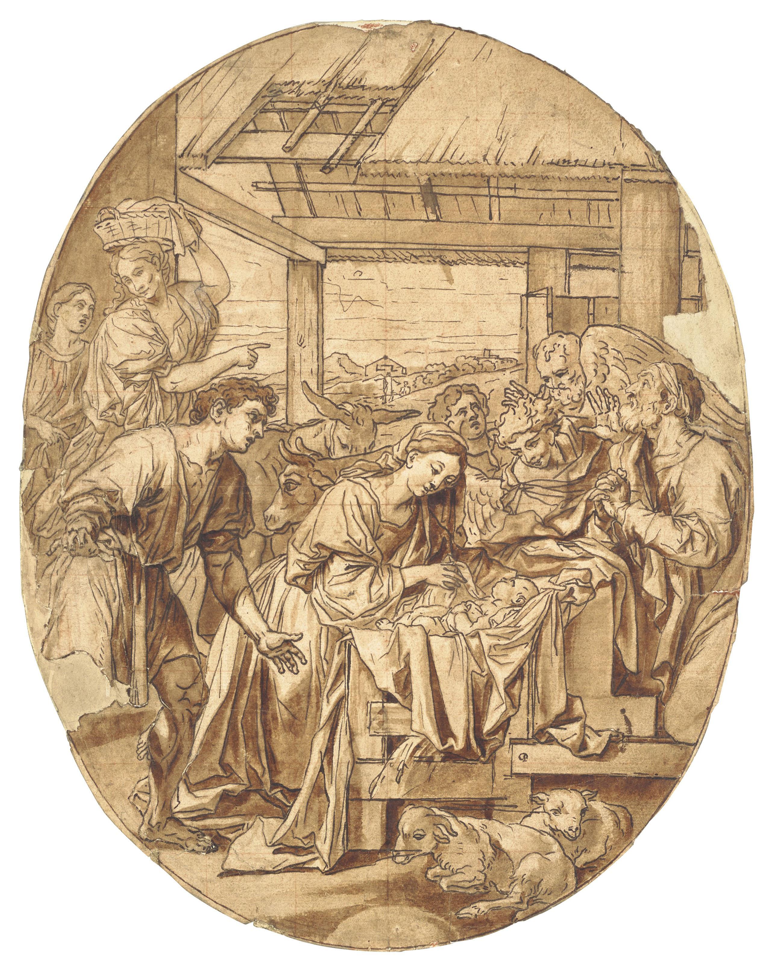 Michel Ii Corneille - L\'Adoration des Bergers