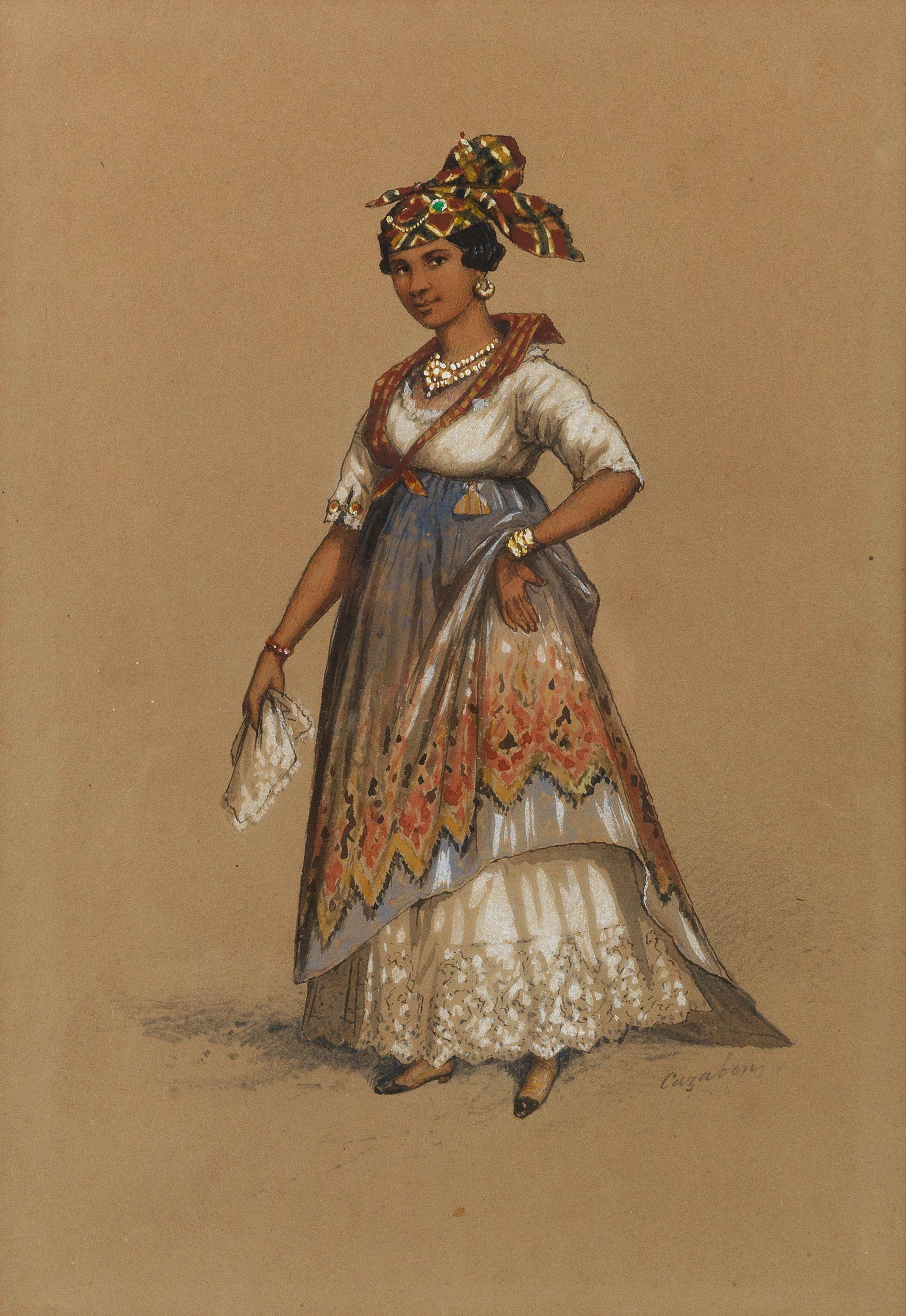 Michel Jean Cazabon - A Martinique beauty