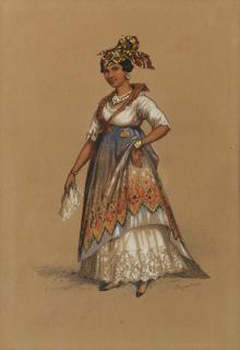 Michel Jean Cazabon - A Martinique beauty