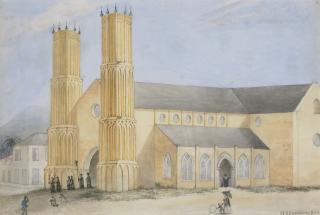 Michel Jean Cazabon - Catholic Church (Church of the Immaculate Conception), Port of Spain, Trinidad