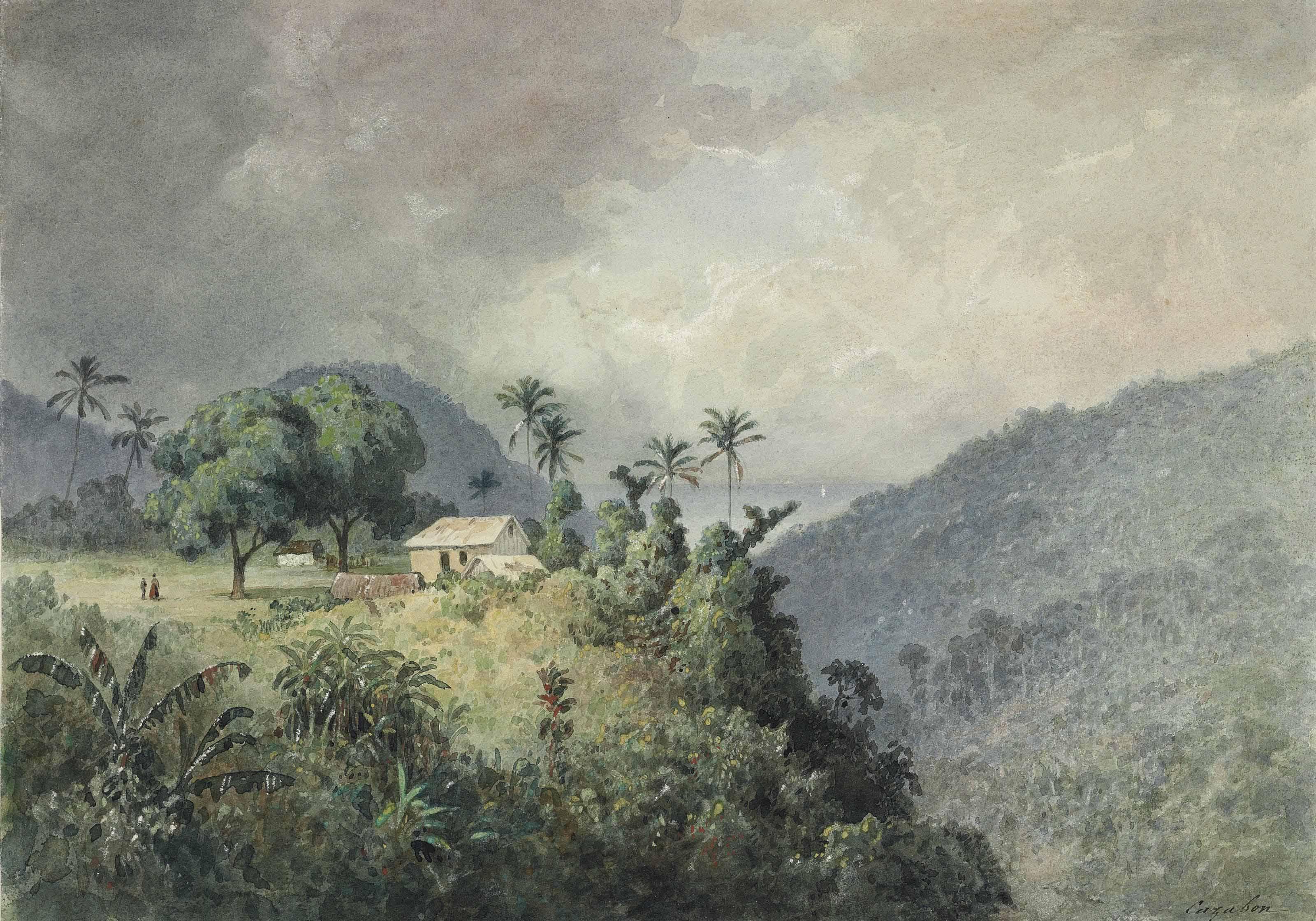 Michel Jean Cazabon - Fonds St Denis, Martinique