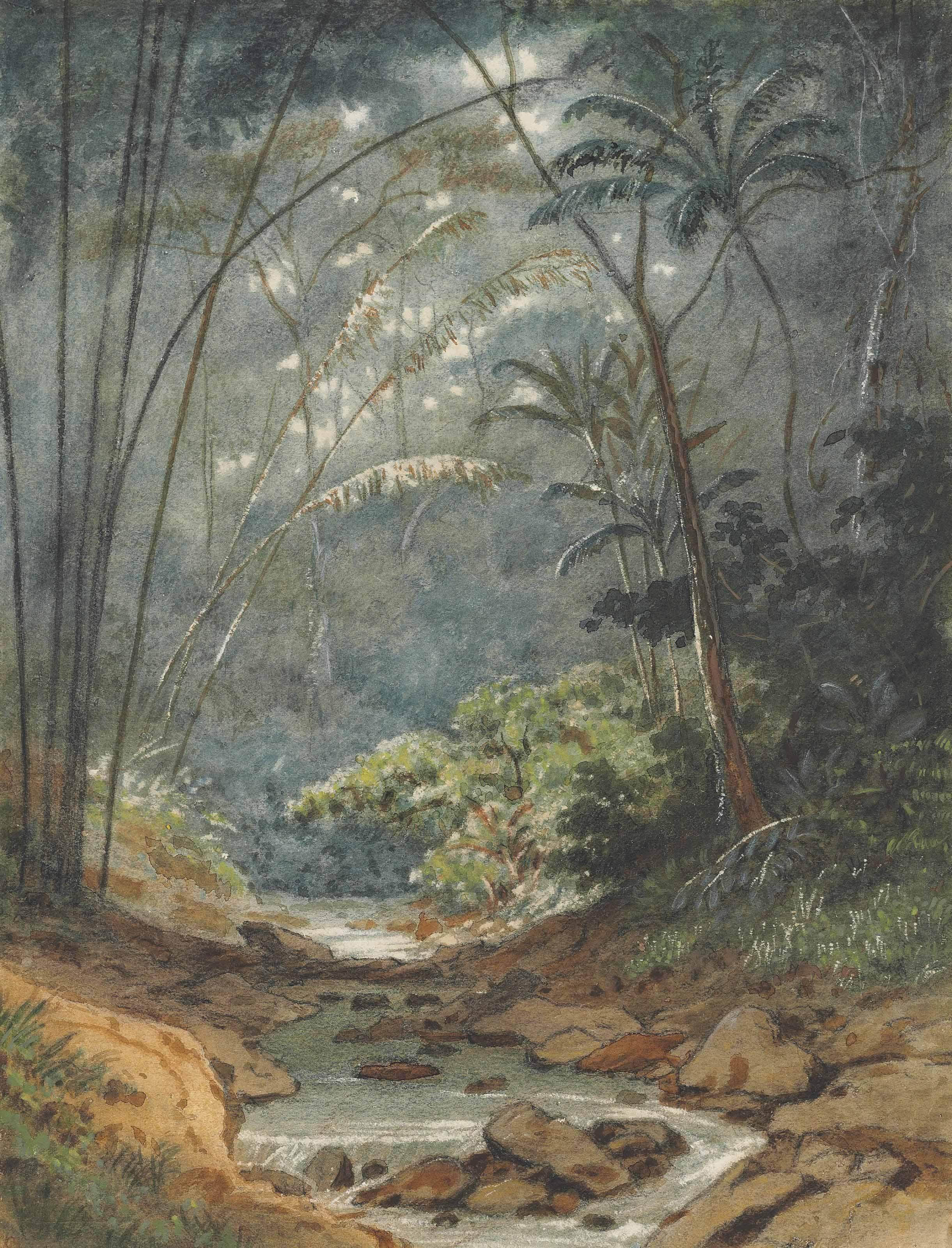 Michel Jean Cazabon - Macaras Valley, Trinidad