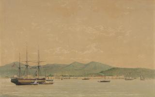 Michel Jean Cazabon - Port Of Spain, From The Sea