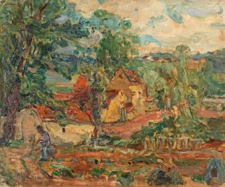 Michel Kikoïne - Dans le jardin