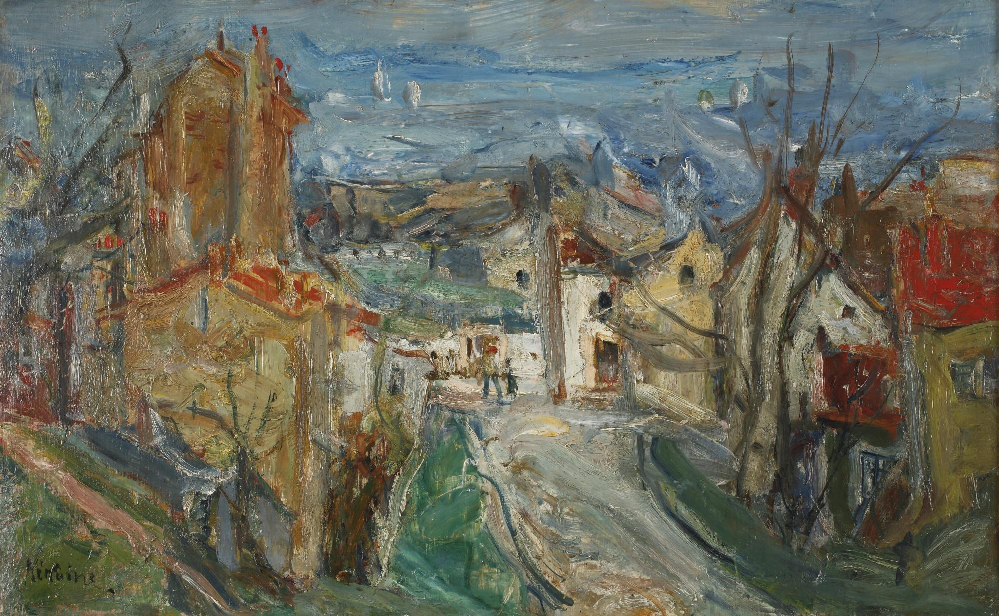 Michel Kikoïne - Paysage, La Rue