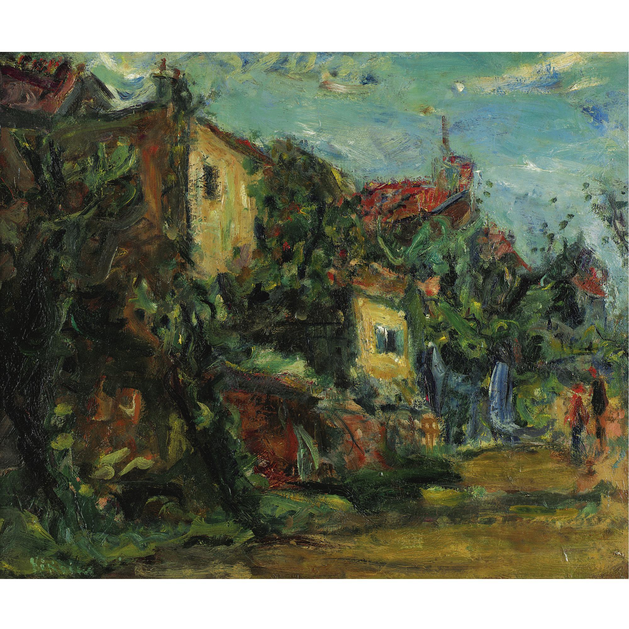 Michel Kikoïne - Personnages Devant La Maison