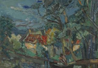 Michel Kikoïne - Red Roofs