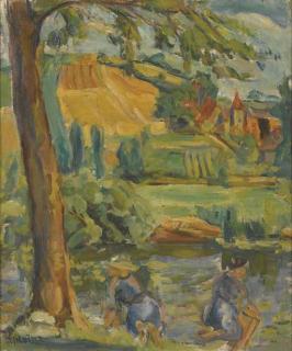 Michel Kikoine - Sous-bois (Les lavandières)