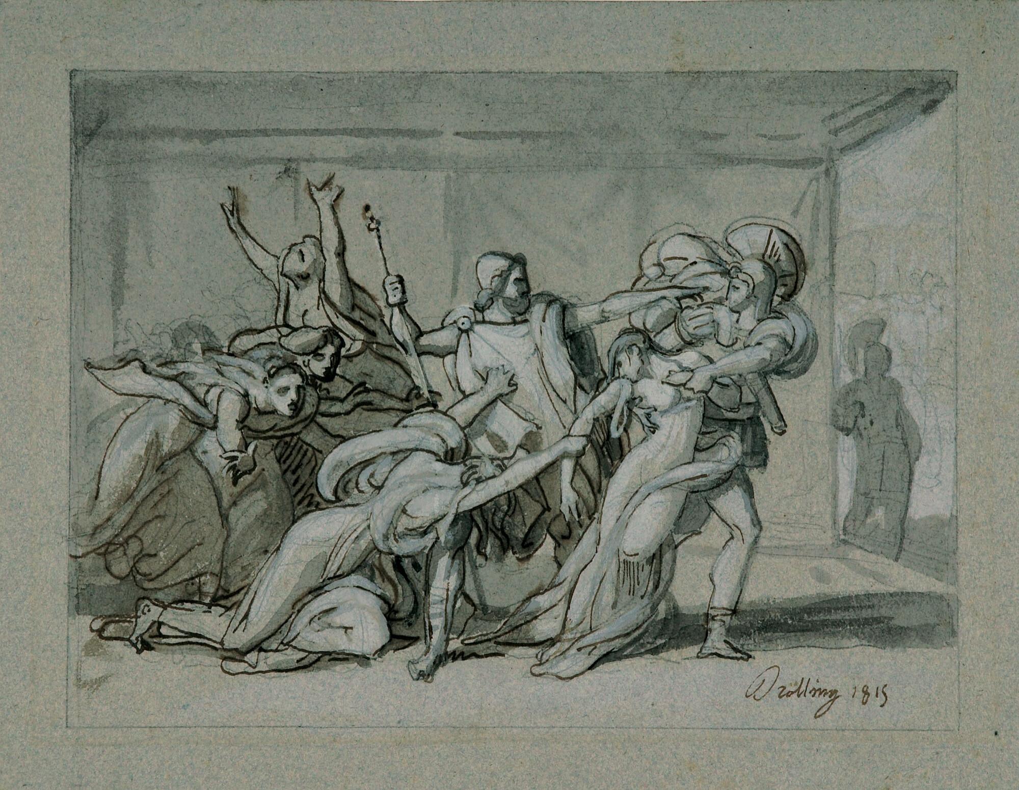 Michel Martin Drölling - Szene aus der Ilias.