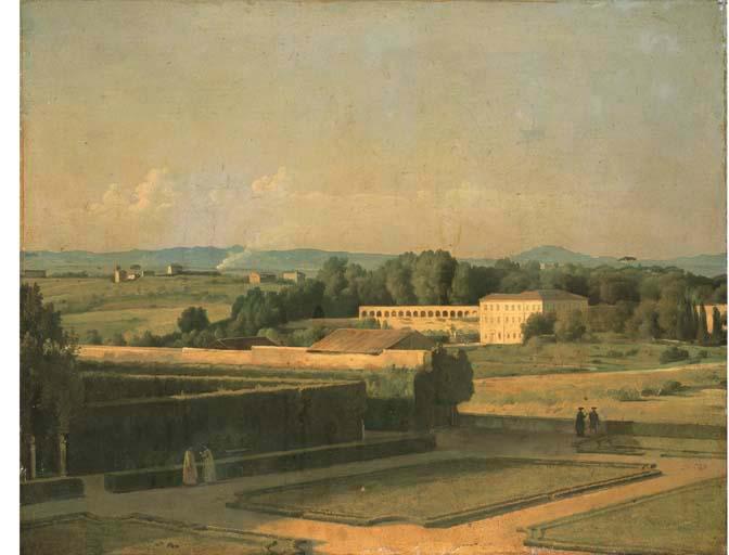 Michel Martin Drolling - Vue Des Jardins de La Villa Médicis