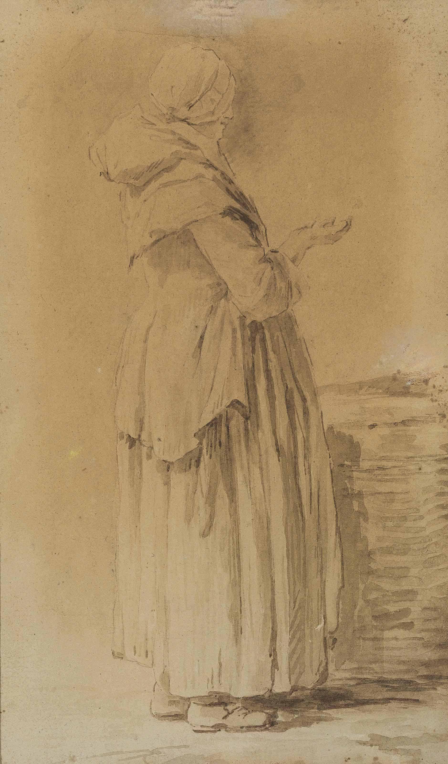 Michel-Nicolas-Bernard Lépicié - A Peasant Woman