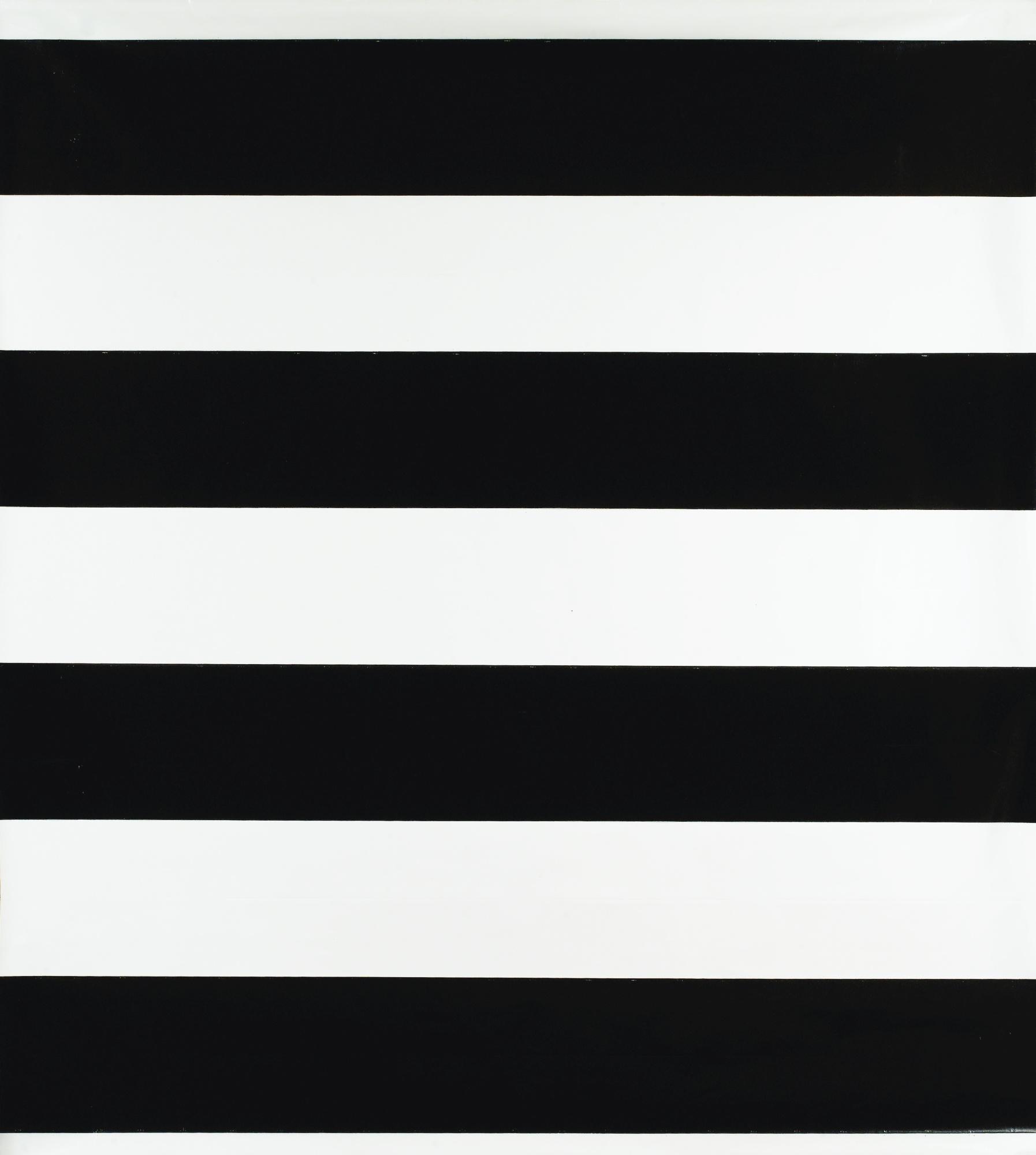 Michel Parmentier - 15 Mai 1984Titled And Dated 15 Mai 1984 With A Stamp On The Back; Gloss Paint On Canvas.