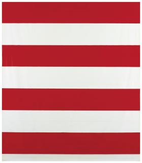 Michel Parmentier - 18 Février 1968Signed, Titled And Dated 18 Fev 1968 On The Back; Gloss Paint On Canvas.