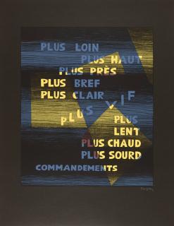 Michel Seuphor - 9 Bll. aus: Intimes entendues.