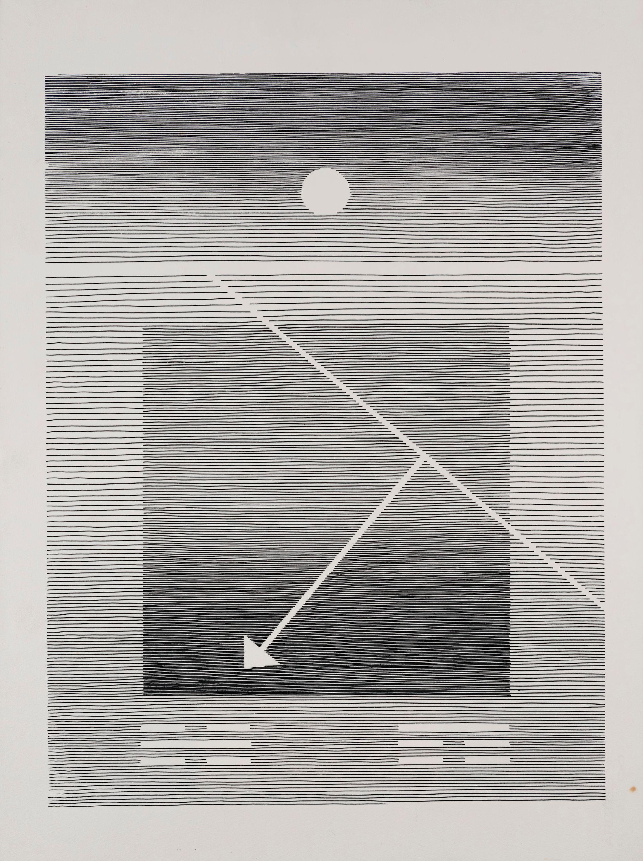 Michel Seuphor - Hexagramme 39 Gien, l\'obstacle