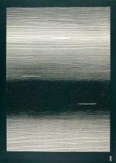 Michel Seuphor - Komposition mit horizontalen Linien.