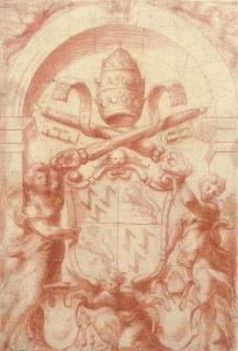 Michelangelo Anselmi - The Arms of Pope Adrian VI