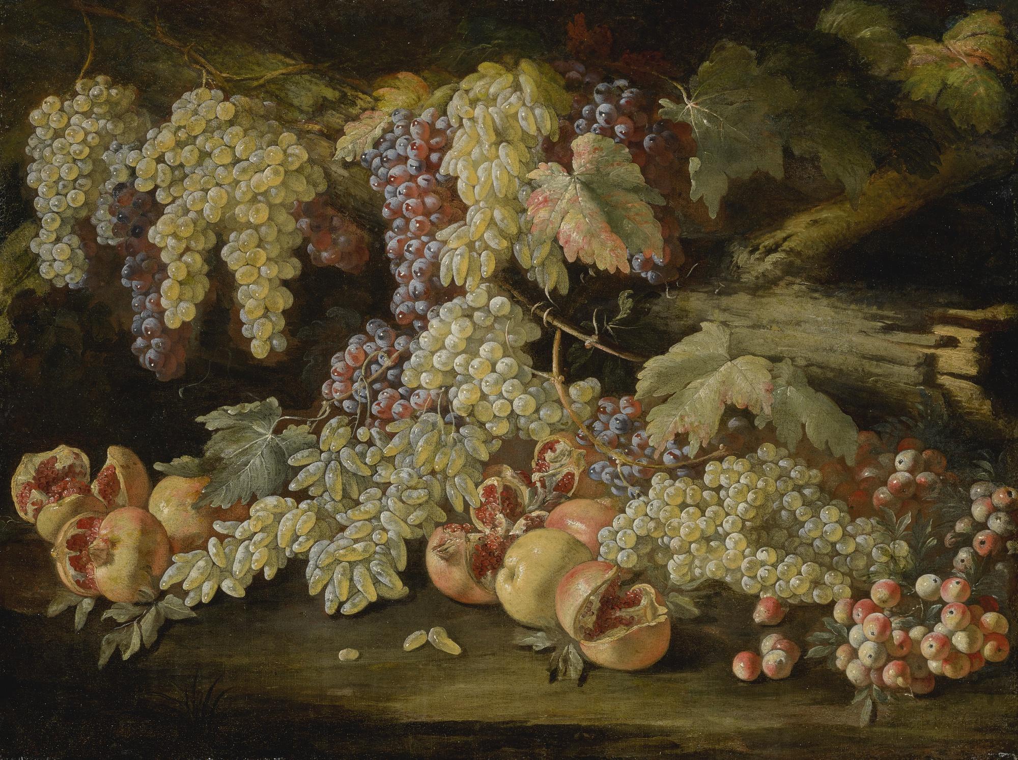 Michelangelo Cerquozzi - Still Life Of Grapes