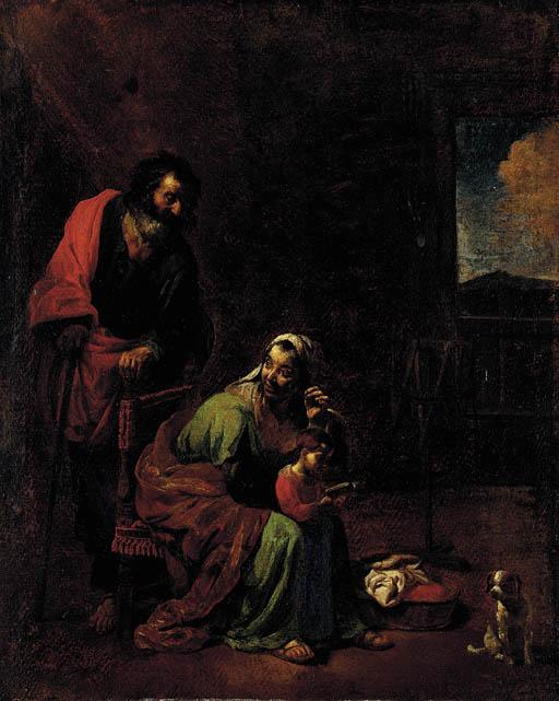 Michelangelo Cerquozzi - The Education of the Virgin