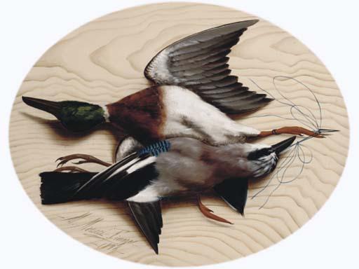 Michelangelo Meucci - A Mallard And A Jay